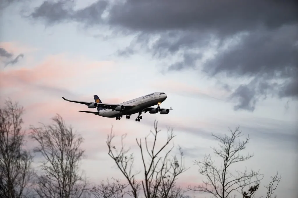 aeroplane flying