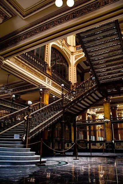 Beautiful stairs in Mexico